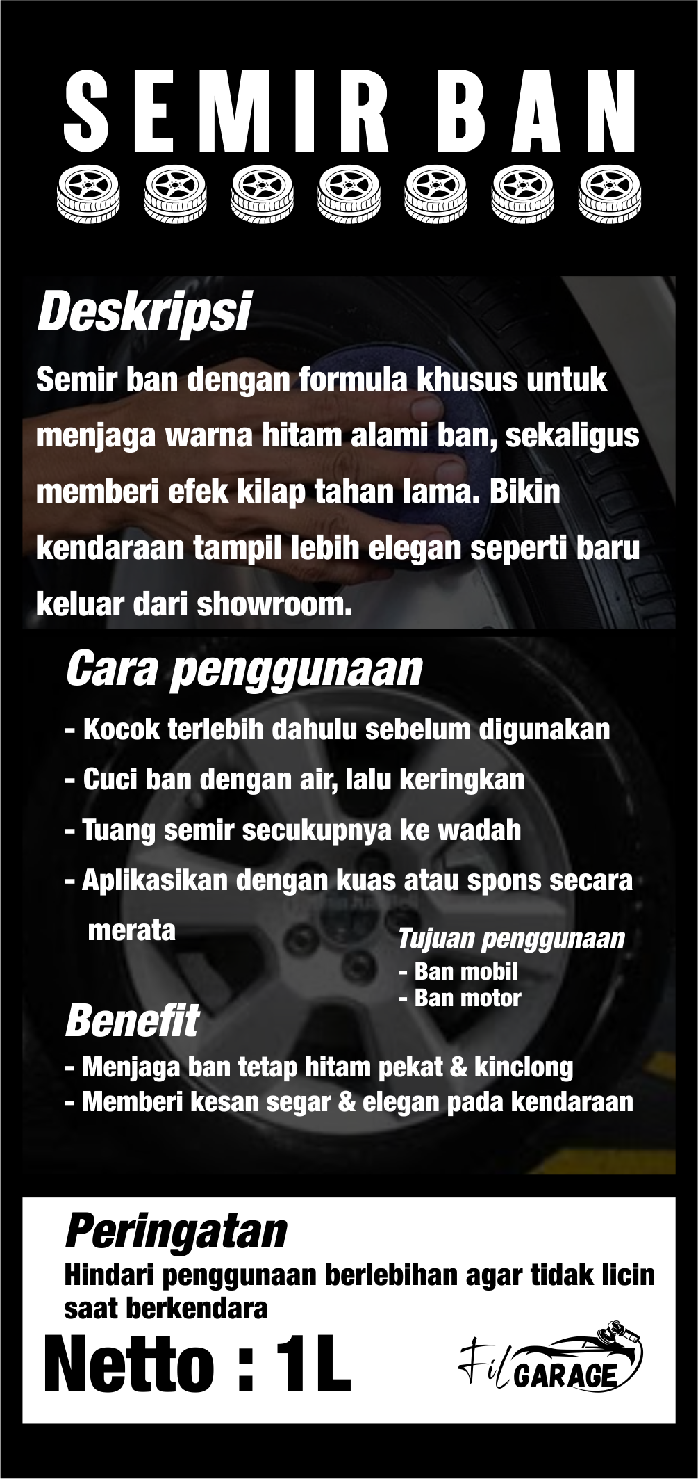 Tire Shine Premium